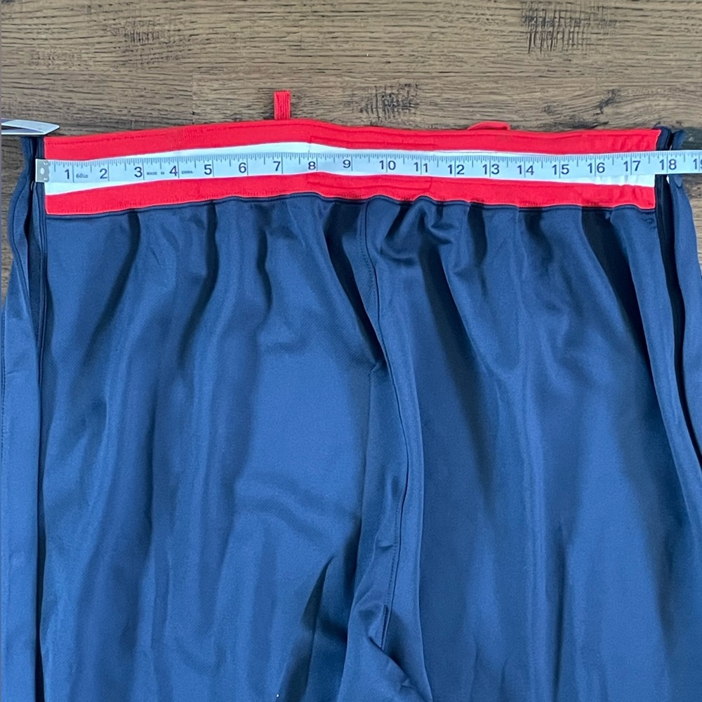 Nike NBA Team Issued Houston Rockets Tear Away Pants Blue Red mens XL & 3XL-Tall - Picture 16 of 16